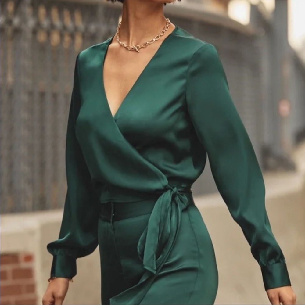 Just Fab Ponderosa Pine wrap top